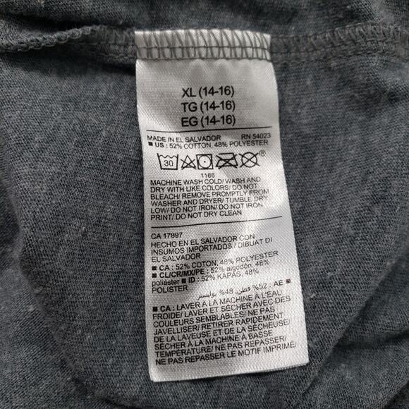 Old Navy Stranger Things T Shirt Kids XL Gray Graphic Tee Short Sleeve Crew Neck - Picture 4 of 16